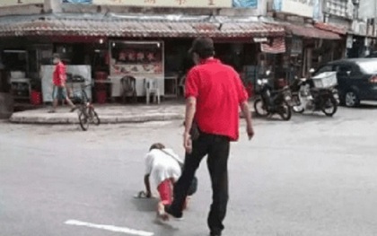 Đoạn clip gã đàn ông đánh đập cô gái bò lồm cồm giữa đường "gây bão" MXH, bất ngờ nhất là phản ứng của các nhân chứng