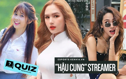Quiz nhanh: Bạn biết gì về dàn "hậu cung" của loạt top streamer Việt?