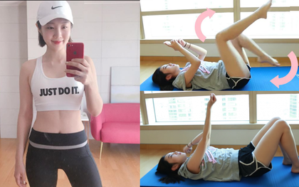 Nữ Youtuber Hàn chia sẻ 4 bài tập giúp "chân cột đình" thon thả hơn, dành riêng cho những nàng lười