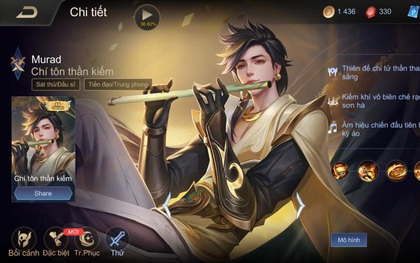 Garena "quay xe", cộng đồng Liên Quân Mobile hớ nặng vì... mua skin Murad Chí Tôn Thần Kiếm giá rẻ