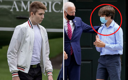 Bằng tuổi “Hoàng tử Nhà Trắng” Barron Trump, cháu trai của ông Joe Biden cũng gây chú ý nhờ vẻ ngoài anh tuấn cùng chiều cao khủng