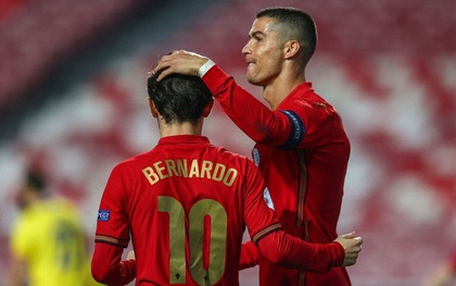 Ronaldo "nổ súng" giúp Bồ Đào Nha thắng 7-0, Pháp thua sốc 0-2 trước đối thủ dưới cơ