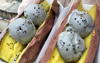 Món ăn gây hoang mang tại Nhật Bản vì không biết nên gọi tên sao cho đúng: là kem khoai lang hay khoai lang kẹp kem đây?