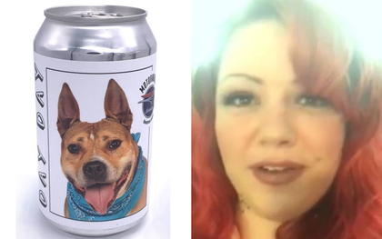 Mất chú chó cưng 3 năm, người phụ nữ không ngờ tình cờ tìm thấy hình ảnh con vật được in trên lon bia
