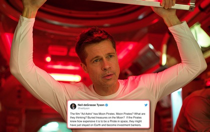 Nhà thiên văn học bắt lỗi "Ad Astra" của Brad Pitt: "Tại sao trên mặt trăng lại có... cướp?"