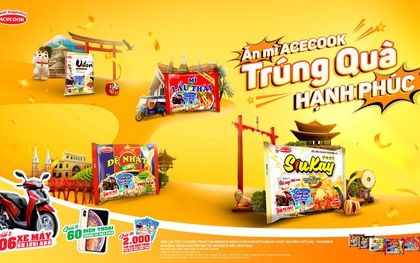 Acecook Việt Nam trao tặng 2,066 giải thưởng hấp dẫn hơn 3,2 tỷ đồng