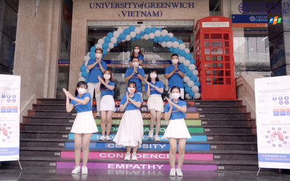 Sinh viên ĐH Greenwich cover clip nhảy “Vũ điệu rửa tay"