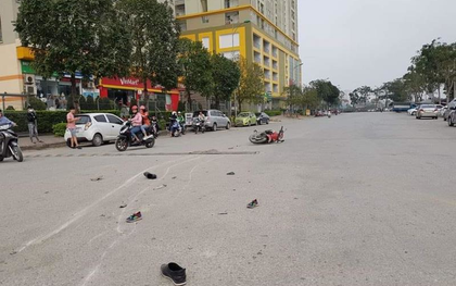 Hà Nội: Tông bé trai bị thương nặng, tài xế ô tô tăng ga bỏ chạy