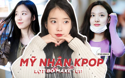 Hội 5 nữ thần mặt mộc gây xôn xao Kpop: Nayeon và IU "hack tuổi" là có lý do, nhưng chưa bất ngờ bằng Hwasa