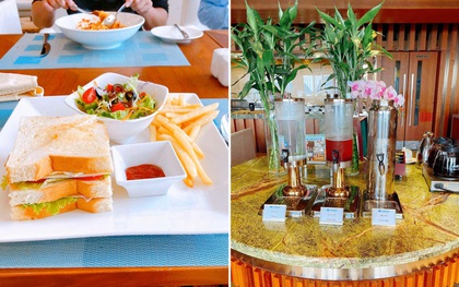 Những hình ảnh về bữa ăn cách ly bên trong khách sạn Wyndham Legend Halong ở Hạ Long sau khi bị phong toả