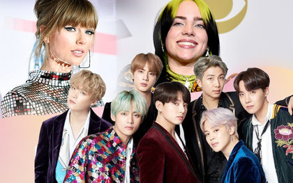 10 nghệ sĩ có lượng tiêu thụ nhạc lớn nhất thế giới năm 2019: BTS vượt qua cả Drake, Lady Gaga nhưng vẫn bị Taylor Swift và Billie Eilish “bỏ xa”