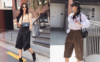 Quần shorts ống rộng đang hot ầm ầm, không update thì bạn đã thiệt mất một item cực dễ mặc mà lại sành điệu hết nấc rồi