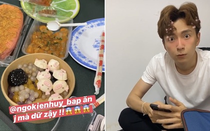 Ngô Kiến Huy bị Sam "bóc trần" sự thật về việc ăn kiêng kham khổ để giảm cân: nhìn số món ăn mà phát choáng