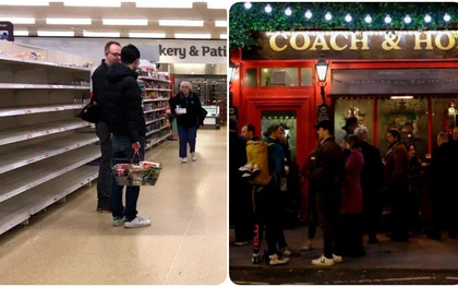 Hiện thực đáng ngại ở London giữa đại dịch virus corona: Siêu thị cháy hàng nhưng nhiều bar sàn vẫn... kín chỗ