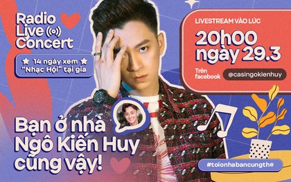 "Thái Y" Ngô Kiến Huy đã được "truyền" tới Radio Live Concert, xem đi chờ chi kẻo bỏ lỡ một buổi tối Chủ Nhật "mặn mà" cùng "chàng Bắp"!