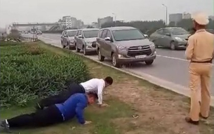 CSGT Bắc Giang lên tiếng về clip phạt tài xế chống đẩy do không đeo khẩu trang chống COVID-19: “Tài xế chống đẩy để chứng minh sức khoẻ tốt”