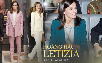 Học ngay 5 tuyệt chiêu diện suit từ nữ nhân mặc suit đẹp nhất giới Hoàng gia - Hoàng hậu Tây Ban Nha Letizia