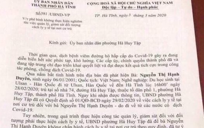 Phê bình 1 chủ tịch UBND phường ở Hà Tĩnh vì để người đang cách ly đi dự đám cưới