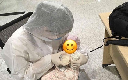 Chuyến bay đặc biệt: Cháu bé 2 tháng tuổi “một mình” từ Hàn Quốc về nước tránh dịch Covid-19