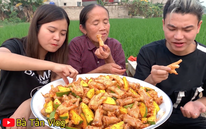 Bà Tân Vlog làm món ăn vặt mới cực ngon nhưng vẫn có cư dân mạng kêu "hết muốn xem", xem kỹ mới biết lý do