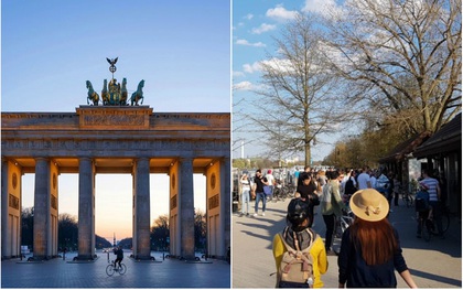 Cảnh tượng khác nhau “một trời một vực” tại nhiều điểm đến nổi tiếng Berlin giữa mùa dịch: Nơi nhộn nhịp người, chỗ lại vắng lạ thường