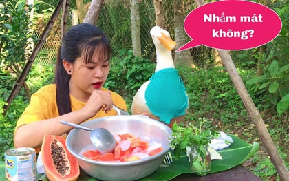 Bé Sâu - Cô gái miền Tây nổi tiếng khắp Tiktok nhờ loạt clip ăn uống dân dã cùng chú vịt bầu có khả năng diễn trước ống kính, giúp cô chủ kiếm bộn tiền