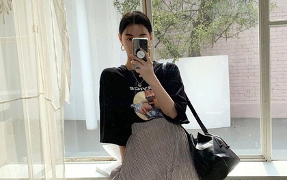 Áo phông đen không chỉ cool mà còn cực dễ mặc, cô nàng này đã chứng minh với 32 cách mix cơ bản mà ai cũng học theo được