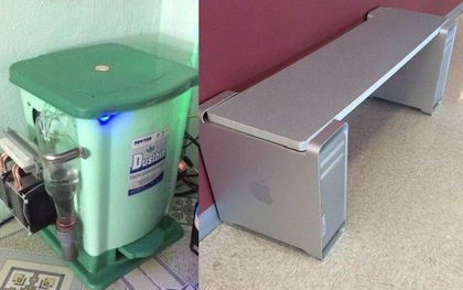 Những pha chế đồ "rảnh rỗi sinh nông nổi" khi cách ly tại nhà quá lâu: Có người lấy cả Mac Pro làm chân bàn trang trí