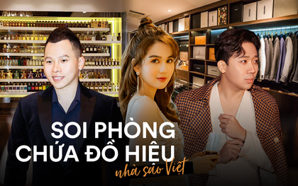Soi phòng chứa đồ hiệu hoành tráng của sao Việt: Toàn sang trọng chẳng khác showroom đồ khủng, giá trị đến cả tỷ đồng