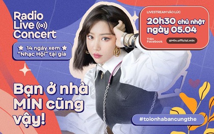 Có Min chờ bạn tại Radio Live Concert, Min ở nhà làm gì cho hết ngày hay ai muốn "bắt mạch" tư vấn mùa dịch thì mau mau đặt chỗ 20h30 tối nay!