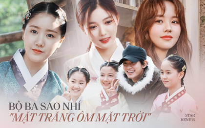 Bức ảnh gây bão hôm nay: 3 sao nhí "Mặt trăng ôm mặt trời" bé xíu bên Kim Soo Hyun nay lột xác, ra dáng mỹ nhân lắm rồi!