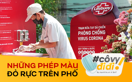 Trạm rửa tay miễn phí và câu chuyện về những phép màu đỏ rực trên đường phố