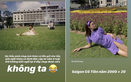 Hi sinh vì nghệ thuật, Salim lăn lộn trên bãi cỏ để chụp được tấm ảnh Sài Gòn cô tiên năm 2000