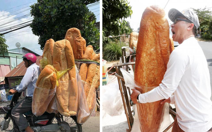 Chuyện ít ai biết về những chiếc bánh mì khổng lồ ở Việt Nam: lên hẳn báo nước ngoài, khủng từ kích thước đến cân nặng, còn được gợi ý mua về... ôm
