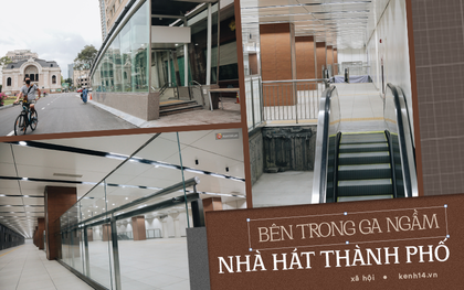 Ga ngầm Metro đầu tiên được hoàn thành ở Sài Gòn: Ngỡ như “thiên đường” dưới lòng đất, thiết kế theo kiến trúc của Nhà hát Thành phố