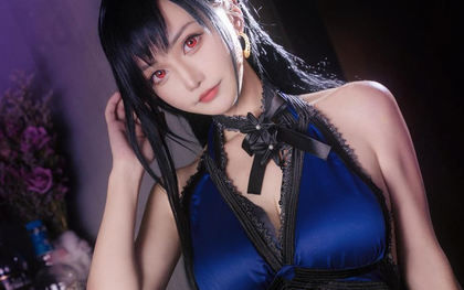 Chiêm ngưỡng bộ ảnh cosplay Tifa phong cách quý cô quầy rượu, nhìn sương sương cũng đủ "say men"