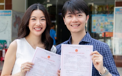 Thúy Vân cùng ông xã đi đăng ký kết hôn, đã hoàn thành những công đoạn chuẩn bị cho đám cưới