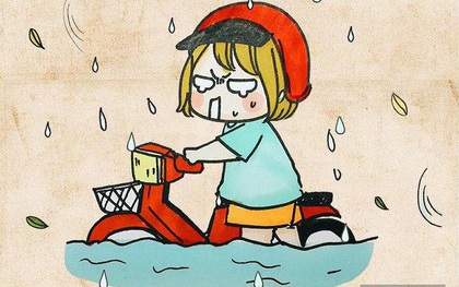 Thứ 2 đầu tuần, tóc tai đẹp đẹp vuốt keo các thứ "ăn trọn" một cơn mưa: Cảm giác khó tả thật!