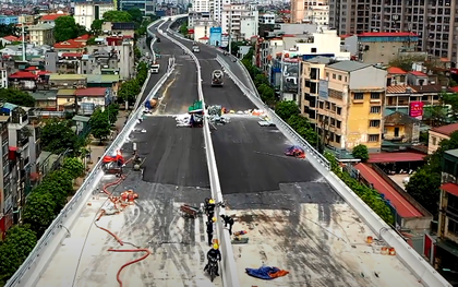 Hà Nội: Toàn cảnh tuyến đường trên cao gần 9.500 tỷ sau 2 năm thi công