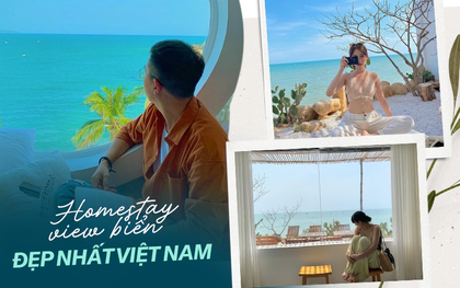 Khắp Việt Nam có những homestay chỉ cần mở cửa ra là thấy biển ngay trước mặt, xinh đến nỗi ai cũng ngỡ chỉ có trong phim