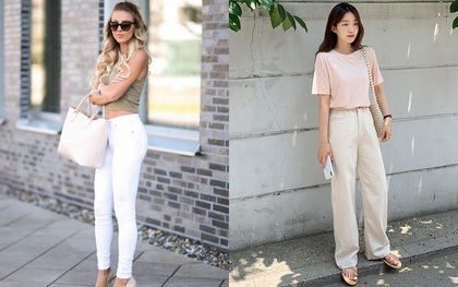 Không phải cứ jeans trắng là giúp nâng tầm style, bạn chọn dáng quần này thì mọi nhược điểm đôi chân sẽ bị "tố" sạch