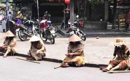 Nhóm người đi ô tô hạng sang giả ăn xin ở phố cổ Hội An bị phạt 67,5 triệu đồng