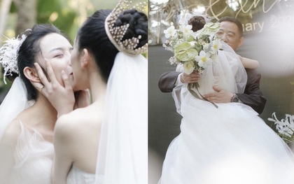 Đám cưới hot nhất Cbiz: Học trò "Mai Siêu Phong" kết hôn với bạn gái đồng tính, ảnh cuối khiến ai cũng xúc động nhoà lệ