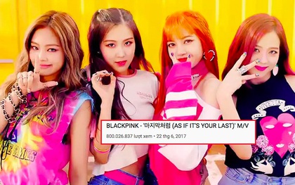 Vừa chốt ngày comeback, BLACKPINK tiếp tục "rinh" về thành tích mới, trở thành girlgroup Kpop duy nhất sở hữu 4 MV đạt 800 triệu view