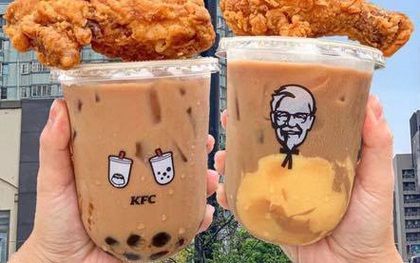 KFC ra mắt trà sữa trân châu, có combo bán kèm gà rán: Vậy là kế hoạch ăn kiêng “ra chuồng gà"
