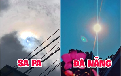 Hiếm hoi lắm mới xuất hiện tại Việt Nam, đây là hiện tượng nhật thực “vòng lửa” được dân mạng từ khắp nơi chụp lại được trong chiều nay