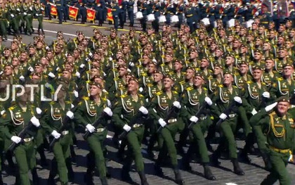 Mãn nhãn với màn duyệt binh hoành tráng nước Nga mừng 75 năm chiến thắng Thế chiến II: 14.000 binh sĩ, 234 khí tài cơ giới và 75 máy bay