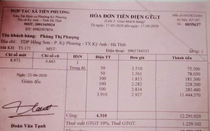 Xôn xao hóa đơn tiền điện của người phụ nữ độc thân trên 13 triệu đồng/tháng