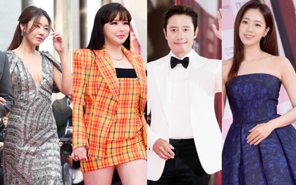 Siêu thảm đỏ "Oscar Hàn Quốc": Park Bom gây sốc với mặt biến dạng, cặp MC "dập" cả Lee Byung Hun, Eunjung và dàn sao khủng