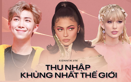 100 ngôi sao thu nhập cao nhất thế giới 2020: Taylor Swift không bằng số hàng chục của Kylie Jenner, BTS bất ngờ lọt top